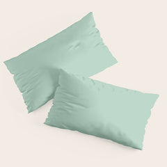 1950s Mint Green Solid Pillow Sham