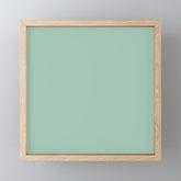 1950s Mint Green Solid Mini Art Print