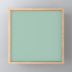 1950s Mint Green Solid Mini Art Print