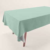 1950s Mint Green Solid Tablecloth