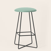 1950s Mint Green Solid Stool