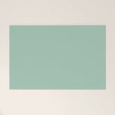1950s Mint Green Solid Welcome Mat