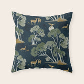 A Forest Awakens Full Moon Throw Pillow