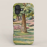 A beautiful day at the park iPhone Case