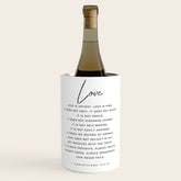 1 Corinthians 13 Love Is Patient Love Is Kind Love Never Fails Bible Verse Print Scripture Christian Wine Chiller