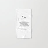 1 Corinthians 13 Love Is Patient Love Is Kind Love Never Fails Bible Verse Print Scripture Christian Bath Towel