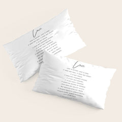 1 Corinthians 13 Love Is Patient Love Is Kind Love Never Fails Bible Verse Print Scripture Christian Pillow Sham
