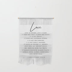 1 Corinthians 13 Love Is Patient Love Is Kind Love Never Fails Bible Verse Print Scripture Christian Wall Hanging