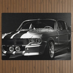 1967 Mustang Shelby GT 500 Outdoor Rug