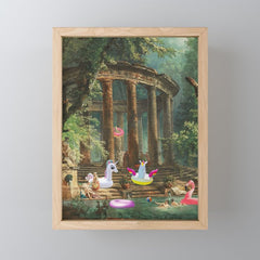 18th Century Pool Party Mini Art Print