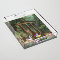 18th Century Pool Party Acrylic Tray