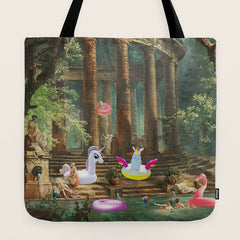 18th Century Pool Party Tote Bag