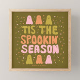 Tis the Spookin Season in Green Mini Art Print
