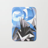 "Pessimism and Optimism" by Giacomo Balla, 1923 Bath Mat