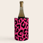 2000s leopard-black on hot pink Wine Chiller