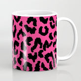2000s leopard-black on hot pink Coffee Mug