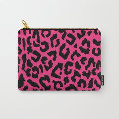 2000s leopard-black on hot pink Carry All Pouch
