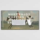 A Fast-Paced Environment Desk Mat
