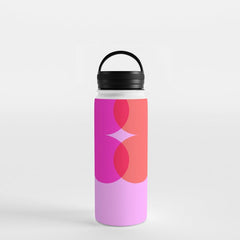 BISOU' Vibrant Minimal French Love kiss Art Water Bottle