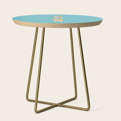 A Book Lover (blue) Side Table
