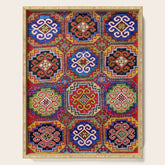 19th Century Armenian Kazak dated 1896 Serving Tray
