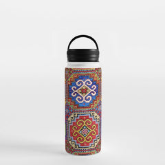19th Century Armenian Kazak dated 1896 Water Bottle