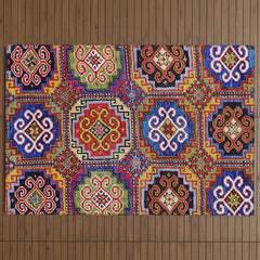 19th Century Armenian Kazak dated 1896 Outdoor Rug