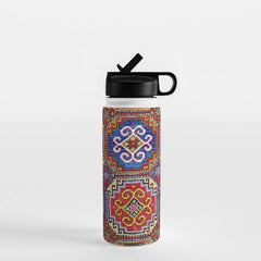 19th Century Armenian Kazak dated 1896 Water Bottle