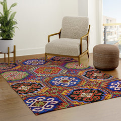19th Century Armenian Kazak dated 1896 Rug