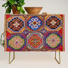19th Century Armenian Kazak dated 1896 Credenza