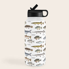 A Few Freshwater Fish Water Bottle