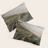 A day at the beach - Landscape and Nature Photography Pillow Sham