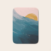 "One Wave At A Time" Bath Mat