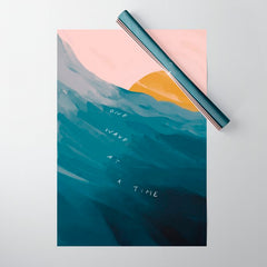 "One Wave At A Time" Wrapping Paper