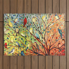 27 Birds Outdoor Rug
