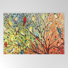 27 Birds Welcome Mat