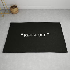 "KEEP OFF" Dark Edition Rug