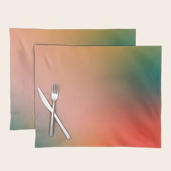16 Burning Romance Ombre Gradient by Valourine 240816 Placemat