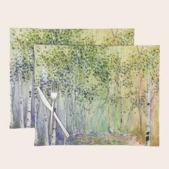 4 season watercolor collection - spring Placemat