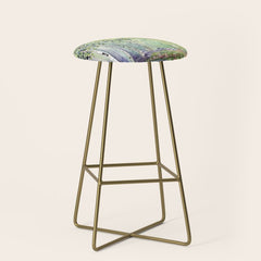 4 season watercolor collection - spring Stool