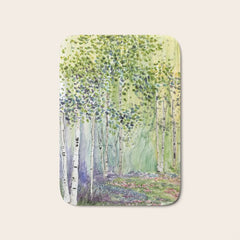 4 season watercolor collection - spring Bath Mat