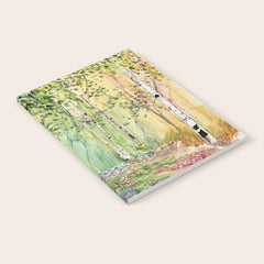 4 season watercolor collection - spring Notebook