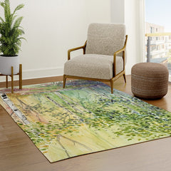4 season watercolor collection - spring Rug
