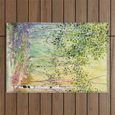 4 season watercolor collection - spring Outdoor Rug
