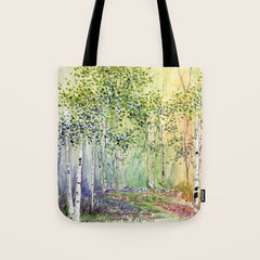 4 season watercolor collection - spring Tote Bag