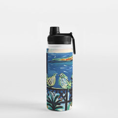 1962 Picasso COTE D'AZUR French Riviera Travel Poster Water Bottle