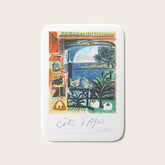 1962 Picasso COTE D'AZUR French Riviera Travel Poster Bath Mat