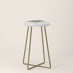 1962 Picasso COTE D'AZUR French Riviera Travel Poster Stool