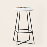 1962 Picasso COTE D'AZUR French Riviera Travel Poster Stool