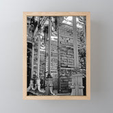 A Book Lover's Dream - Cincinnati Public Library black and white photographs / black and white photo Mini Art Print